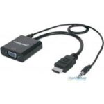 Convertidor Video,Manhattan,151559, Hdmi A Svgaaudio, Bolsa