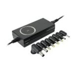Cargador Universal Inteligente Con Puntas Intercambiables Y Puerto Usb Perfect Choice - Negro