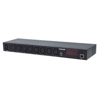 BARRA PDU,INTELLINET,163682, 8 CONT. GAB/RACK 19, 1U, INTELIGENTE CON MONITOREO