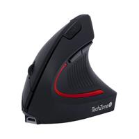 MOUSE - TECHZONE - TZMOUINA-06 - INALAMBRICO USB A - RECARGABLE - ERGONOMICO VERTICAL 2.4GHZ - OPTICO 1600 DPI - 5 BOTONES + SCROLL