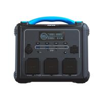 GENERADOR ELECTRICO DE BATERIAS LMFP PORTATIL FORZA SERIE TITAN FPP-T1200 1200W 10 SALIDAS 3AC/8DC 2 PANTALLA LCD PANEL DE CONTROL INTEGRADO LAMPARA LED CARGA RAPIDA EN 1.5 HORAS