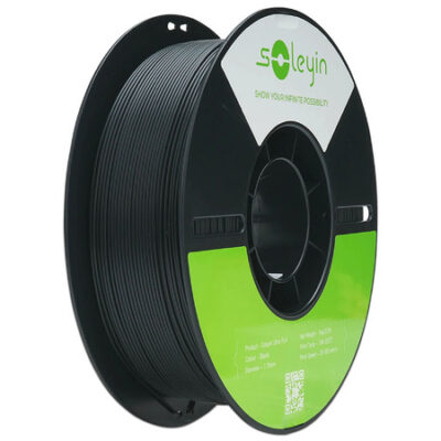 FILAMENTO DE IMPRESION CREALITY SOLEYIN ULTRA PLA BLACK1.751KGNEUTRAL PLASTIC PLATEECO-FRIENDLY BOX
