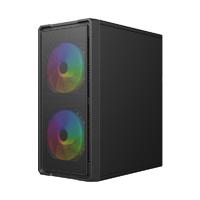 GABINETE ACTECK DOOM ULTRA MESH GI750M / MINI TORRE / MICRO ATX, MINI ITX / FUENTE DE PODER ATX 500W INCLUIDA / PANEL DE CRISTAL TEMPLADO / NEGRO /AC-943772