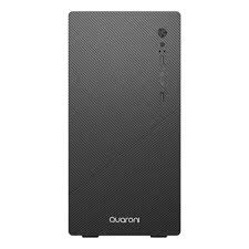 GABINETE MICRO TORRE QUARONI MICRO ATX, MINI ITX / 2USB 2.0 / FRONT ZIGZAG/ FUENTE 500 W/1 VENTILADOR INCLUIDO/NEGRO