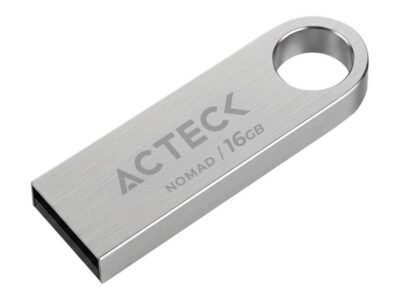 MEMORIA ACTECK NOMAD METAL MUF-16000 / 16GB / USB 2.0 / METALICA PLATEADA / AC-946209