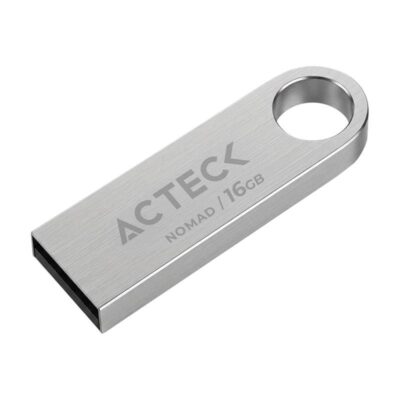 MEMORIA ACTECK NOMAD METAL MUF-16000 / 16GB / USB 2.0 / METALICA PLATEADA / AC-946209