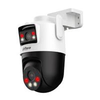 CAMARA IP/ DAHUA/ IPC-WPT1339DD-SW-3E2-PV/ IP PT WIFI DUAL DE 6 MP/ 2 LENTES DE 3 MP C/U(FIJO Y PT), ILUMINADOR DUAL INTELIGENTE, IR 50M, MICROFONO Y ALTAVOZ INTEGRADOS, IA, AUTOTRACKING, DISUACION A