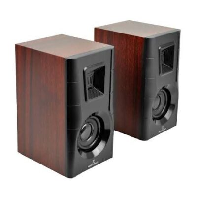 BOCINAS PERFECT CHOICE PC-112686  PARA COMPUTADORA ACABADO DE MADERA SONIDO 2.0 MOD: MERIDIAN