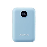 BATERIA DE RESPALDO ADATA POWER BANK C10022 10000MAH ENTRADA USB TIPO C Y USB TIPO A AZUL PC1002212PK