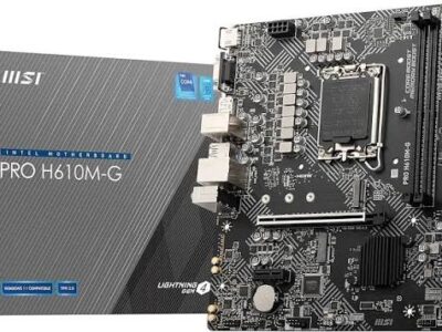 TARJETA MADRE MSI / INTEL H610 / DDR5 / X4 USB 2.0 / X2 USB 3.2 / VGA / HDMI / DISPLAY PORT / LAN 1 GBE