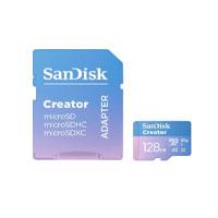 MEMORIA SANDISK MICRO SDXC CREATOR 128GB LECT 190MB/S ESC 90MB/S GRABA 4K/5.3K  SDSQXAA-128G-GN6MS
