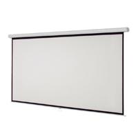 PANTALLA PROYECCION MANUAL MULTIMEDIA SCREEN MSC-221, 100 PULGADAS DIAGONAL, MEDIDA 221 CM X 124 CM, FORMATO 16:9, COLOR BLANCO MATE, PARA COLGAR O PARED