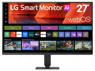 MONITOR LG SMART 27U511SB-W WEBOS FHD 27 PULG,PANEL IPS,120HZ,1920X1080,TR5MS,16:9,250CD/M2,1500:1,SRGB 99%,HDR10,HDMI,USB-A,WIFI,BLUETOOTH,GOOGLECAST,SCREENSHARE,AIRPLAY2,ALTAVOZ 5WX2,VESA100X100
