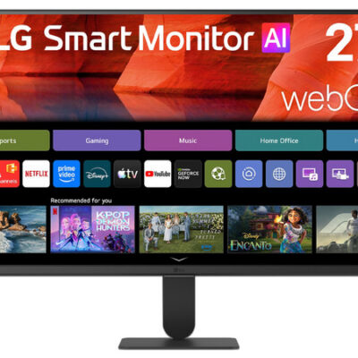 MONITOR LG SMART 27U511SB-W WEBOS FHD 27 PULG,PANEL IPS,120HZ,1920X1080,TR5MS,16:9,250CD/M2,1500:1,SRGB 99%,HDR10,HDMI,USB-A,WIFI,BLUETOOTH,GOOGLECAST,SCREENSHARE,AIRPLAY2,ALTAVOZ 5WX2,VESA100X100