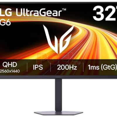 MONITOR PC LG 32G620B-B ULTRAGEAR GAMING QHD 31.5 PULG,PANEL IPS,2560X1440,200HZ,TR 1MS,16:9,300CD/M2,SRGB99%,CONTR 1200:1,HDMI,DISPLAYPORT,HDR10,AMD FREESYNC,NVIDIA G-SYNC,VESA 100X100