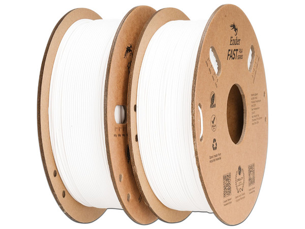 FILAMENTO DE IMPRESION 3D CREALITY END FAST PLA VALUE PACK WHITEWHITE -1.75 MM- 1 KG