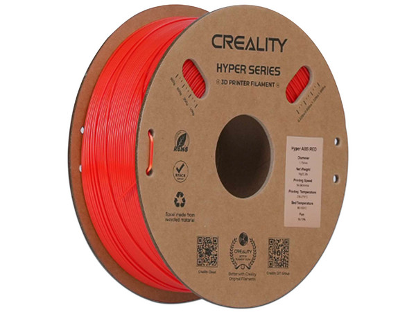 FILAMENTO DE IMPRESION CREALITY HYPER ABS RED1.751KGPAPER TRAY AIRCRAFT BOX