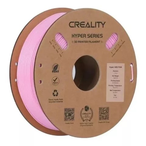 FILAMENTO DE IMPRESION CREALITY HYPER ABS PINK1.751KGPAPER TRAY AIRCRAFT BOX
