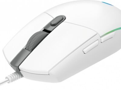 MOUSE GAMING LOGITECH G203 LIGHTSYNC RGB OPTICO ALAMBRICO USB 8000DPI BLANCO