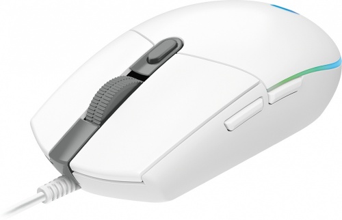MOUSE GAMING LOGITECH G203 LIGHTSYNC RGB OPTICO ALAMBRICO USB 8000DPI BLANCO