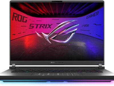 LAPTOP ASUS ROG STRIX G16 G615LW, ULTRA 9 275HX, 16 PULGADAS FHD 1920X1200, 32GB RAM, 2TB PCIE G4 SSD, NV RTX5080,16GB GDDR7, WINDOWS HOME 11, 1 AÑO DE GARANTIA.