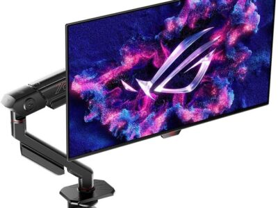MONITOR GAMER ASUS ROG SWIFT OLED PG27AQDM-R /26.5 /2560X1440 /TR 0.03MS /240HZ /2X HDMI 2.0 /DP /VESA /PIVOTEABLE /G-SYNC /BRAZO INCLUIDO