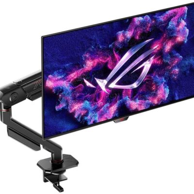 MONITOR GAMER ASUS ROG SWIFT OLED PG27AQDM-R /26.5 /2560X1440 /TR 0.03MS /240HZ /2X HDMI 2.0 /DP /VESA /PIVOTEABLE /G-SYNC /BRAZO INCLUIDO