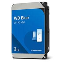 DISCO DURO INTERNO WD BLUE 3TB 3.5 ESCRITORIO SATA3 6GB/S 256MB 5400RPM WINDOWS WD30EZAX