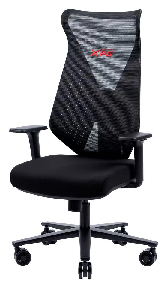 SILLA GAMER ADATA XPG NIMBUS ERGONOMICA CON SOPORTE LUMBAR MESH CON RESPALDO VENTILADO COLOR NEGRO (NIMBUS-BKCWW)
