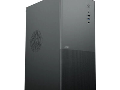 GABINETE ACTECK REX MAX GM757 / MEDIA TORRE / ATX, MICRO ATX, MINI ITX / PANEL DE METAL + MALLA / 5 AÑOS DE GARANTIA / NEGRO / AC-943994