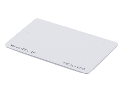 Tarjeta de Proximidad / 13.56 MHz / M1 Classic 1 Kb / ISO/IEC 14443 Tipo A / Impresión Doble Cara / Codificación 34 Bits