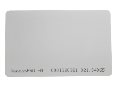 Tarjeta Proximidad / 125 kHz / EM4100 / 0.1 mm / Imprimible Doble Cara / 85.6 x 54 mm
