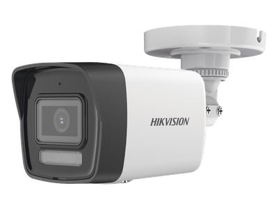 Cámara Bala TURBOHD / 3K 5 Megapixel / Lente 2.8 mm / Gran Angular 104.9° / Dual Light IR 30 m (98.4 ft) + Luz Blanca 20 m (65.6 ft) / IP67 / Audio Integrado / 4 Tecnologías / Metal