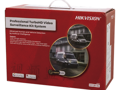 Kit TurboHD / 3K 5 Megapixel / DVR 4 Canales / 4 Cámaras Bala / Dual Light 30 m (98.4 ft) / IP67 / Micrófono Integrado / Cables 18.3 m (60 ft)