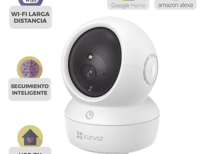 Cámara PT IP / 3 Megapixel / Wi-Fi Dual Band / Zoom Óptico 4x / IR 10 m (32.8 ft) / Audio Bidireccional / MicroSD 512GB