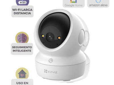 Cámara PT IP / 4K 8 Megapixel / Wi-Fi Dual 2.4/5 GHz / Visión Nocturna Color 10 m (32.8 ft) / Audio Bidireccional / Seguimiento Automático