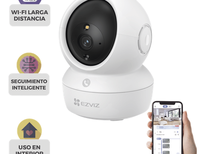 Cámara PT IP / 3K 5 Megapixel / Visión Nocturna Color 10 m (32.8 ft) / Wi-Fi Dual-Band / Audio Bidireccional / Rotación 340°