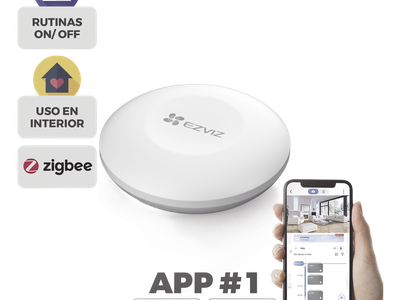 Botón de Emergencia Inalámbrico / Protocolo Zigbee / Batería CR2032 1.5 Años / 40.6 x 12.3 mm