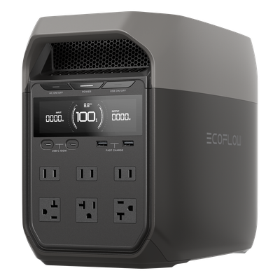 Estación de Energía Portátil / 1024 Wh / 6 AC 1800 W / X-Boost 2600 W / 4 USB-C 100 W / Solar 500 W