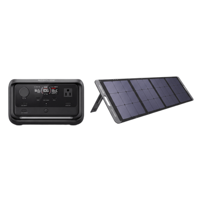 Estación de Energía Portátil / 600W AC / X-Boost 1200W / Batería LiFePO4 286Wh / Panel Solar 200W / UPS