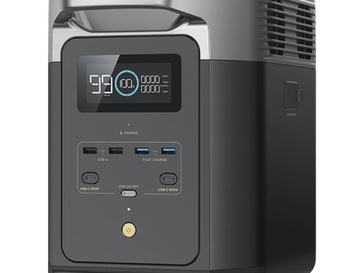 Estación de Energía Portátil / 2048 Wh / 6 Salidas CA 2400 W (Max. 3400 W) / 2 USB-C 100 W / Carga Rápida X-Stream 1800 W / Wi-Fi y Bluetooth / Expansible hasta 6 kWh