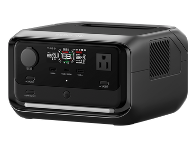 Estación de Energía Portátil / 286Wh LFP / 600W AC / X-Boost 1200W / USB-C 100W / Carga Solar 220W / Wi-Fi y Bluetooth