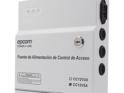 Fuente de Alimentación Regulada / 11-15 Vcc / 5 A / Respaldo con Batería Externa / Temporizador 0-45 s / Entrada Universal 96-264 Vca