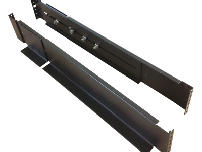 Rieles Deslizantes para UPS / Profundidad Ajustable 440-711 mm / Carga 90 kg / Rack 4 Postes / Soporte en L / Tornillería M6