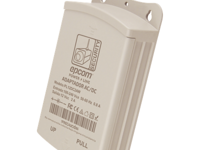 Fuente de Poder para Exterior / 12 Vcc / 2 A / 1 Salida / Entrada 100-240 VCA / 5.1 x 3.4 x 1.7 pulgadas