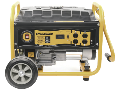 Generador a Gasolina / 3,000 W / 7 HP / 110 Vca / Arranque Manual / 15 L / 10 h Continuas / 96 dB(A)