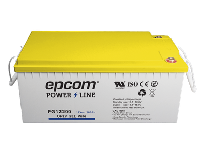Batería GEL OPzV / 12 Vcc / 200 Ah / Ciclo Profundo / Descarga 500 A / 20 Años Flotación