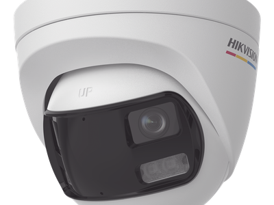 Cámara Turret TURBOHD / 3K 5 Megapixel / Visión 180° / Dual Light 40 m (131.2 ft) / Micrófono Integrado / IP67