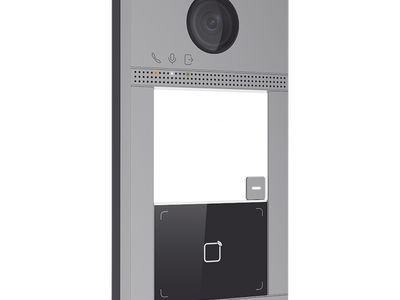 Videoportero IP / 2 Megapixel / PoE / IP65 + IK08 / 1 Departamento / Lector Mifare / 2 Puertas / 6 Monitores / Visión Nocturna IR 3m / Ángulo 129°
