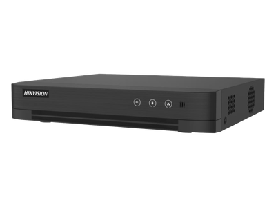 DVR Pentahíbrido / 8 Canales TurboHD + 2 Canales IP / 2 Megapixel (1080p) Lite / AcuSense Lite / Audio Bidireccional por Coaxitron / H.265+ / 1 Bahía HDD 4 TB / Salida HDMI y VGA Full HD